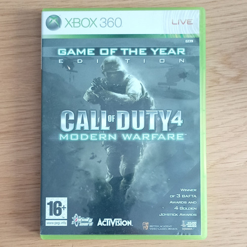 Xbox 360 call duty - of,