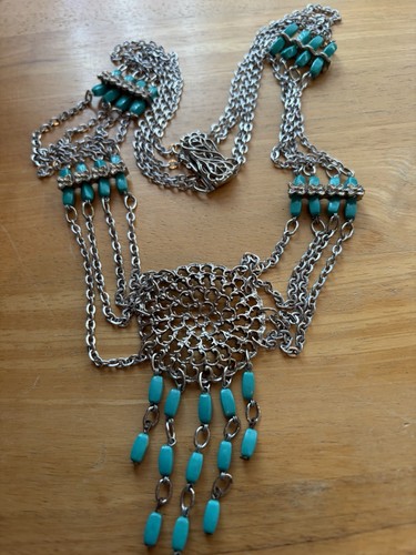 Vintage multi strand silver - multi,