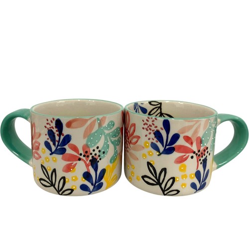 Aphorism floral ceramic mugs - floral,