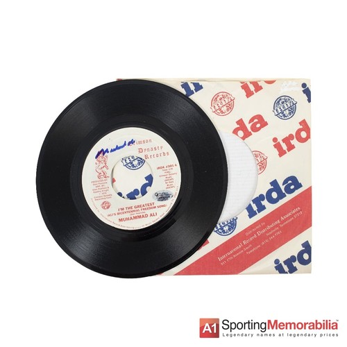 Muhammad ali signed - signed, vinyl