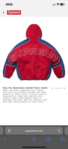 Supreme faux fur - faux,