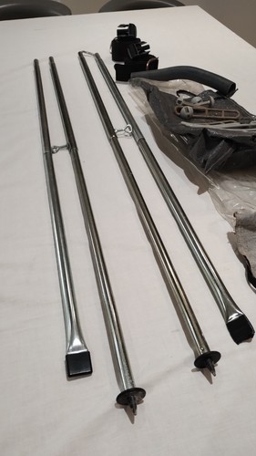 Caravan motorhome awning - motorhome, poles