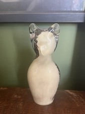 Wedgwood Glass Cat Figurine Or