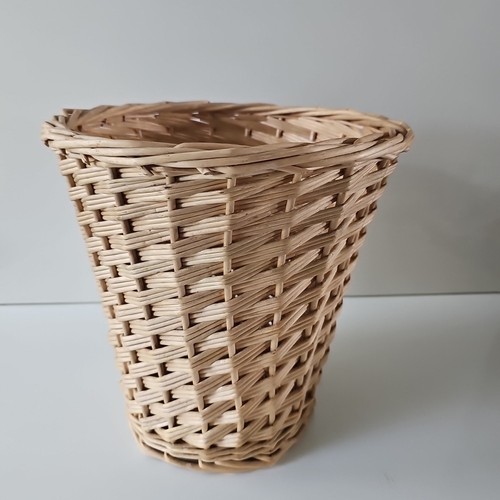Vintage woven wicker cane - vintage,