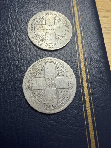 Two victorian gothic florin - victorian,