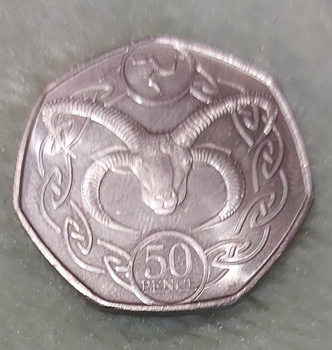 Isle man 50p - of, 2020