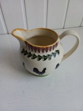 Milk Jug Moorland Pottery Cockerel Design FO