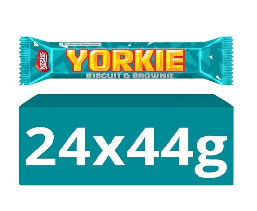 Yorkie biscuit and brownie - and,