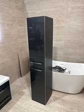 Villeroy & Boch Avento Grey Crystal Bathroom Tall Cabinet