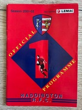 26 JAN 2002 HADDINGTON v GLASGOW SOUTHERN