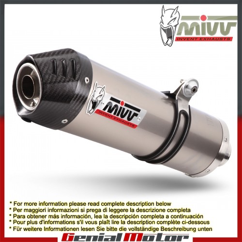 Mivv exhaust muffler oval - muffler,
