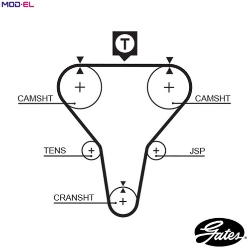 Timing belt 5273xs for - timing,