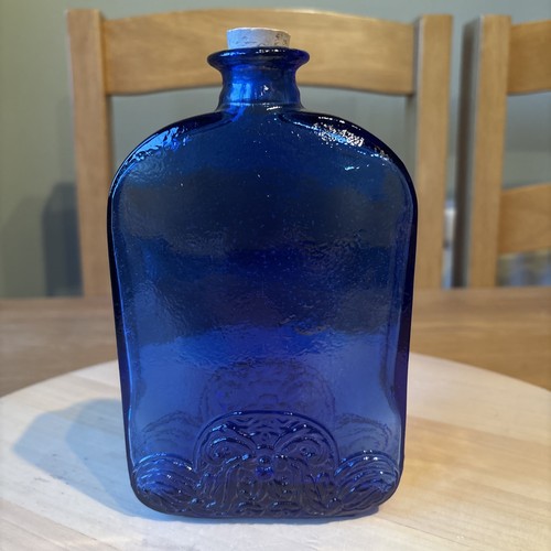 Vintage cobalt blue glass - cobalt,