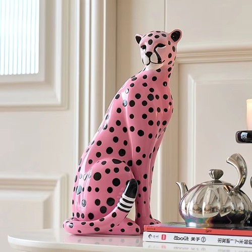 Decorative pink leopard - decorative,