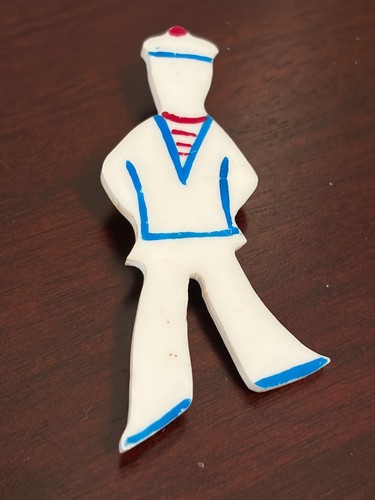 Vintage french sailor - brooch, /