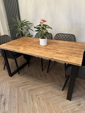 Rustic dining table handmade - rustic,