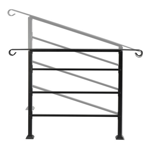 Step wrought iron hand rails - 4,