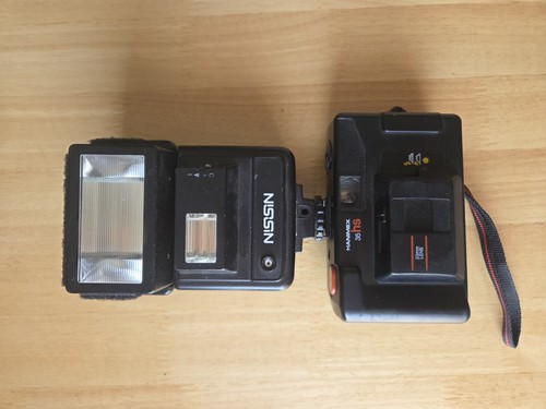 Hanimex 35hs and nisisin flash - nisisin,