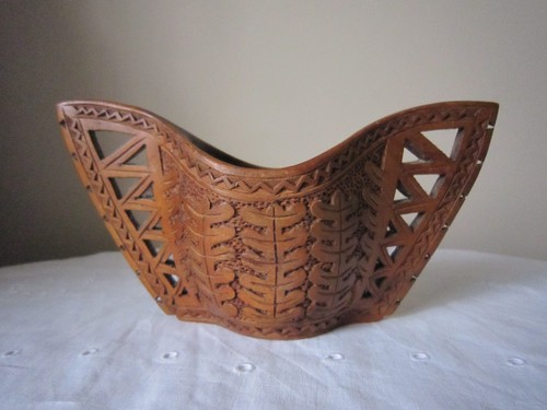 Vintage hand carved wooden - vintage,