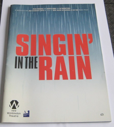 Singin the rain - rain., new