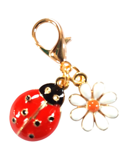Ladybird keyring bag charm - keyring/bag,