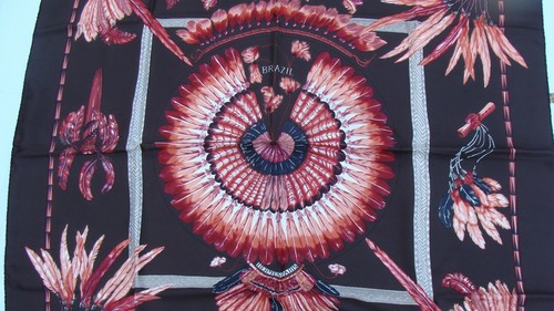 Hermes silk scarf brazil - scarf,,