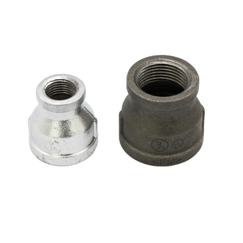 Black galvanized malleable - black, &