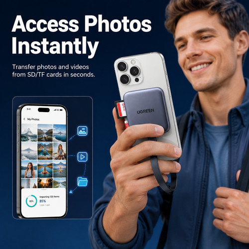 Ugreen magnetic card - ugreen, reader