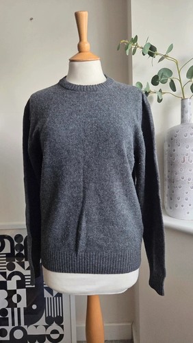Muji grey wool jumper - sz, m
