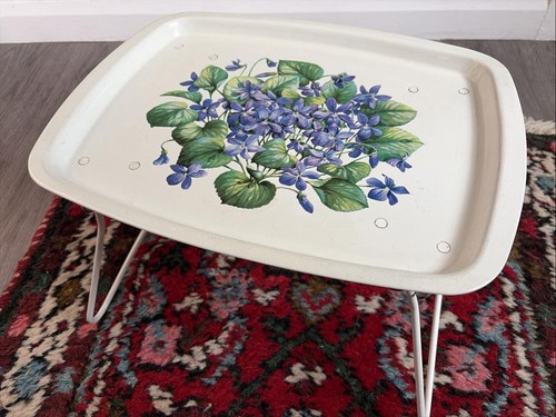 Vintage metal floral folding - floral,