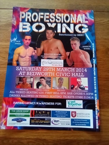 Boxing handbill - boxing,