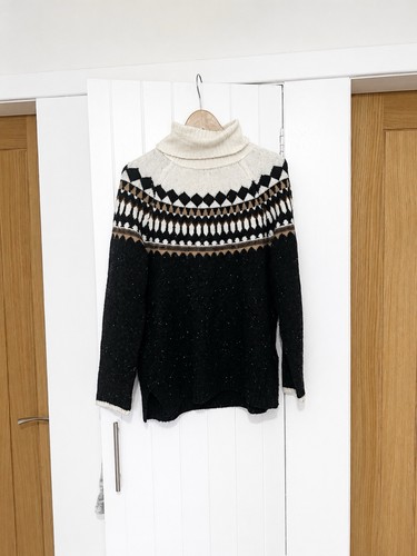 Collection fair isle roll - m&s,