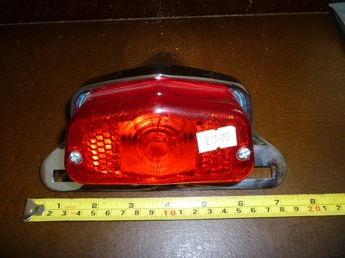 Chrome rear light 12v 5w - rear,