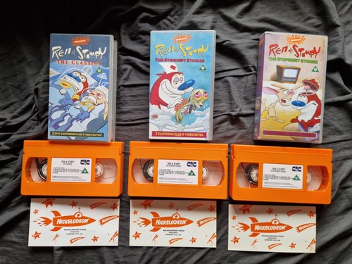 Ren stimpy vintage - x3, vhs