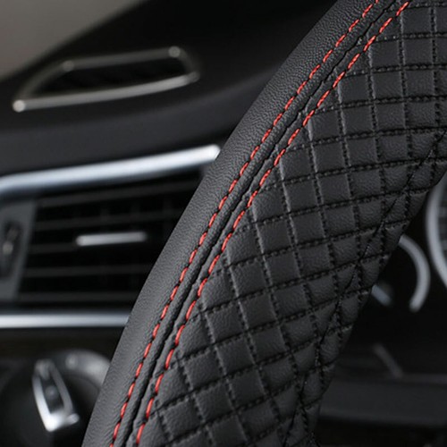 Black 38cm car steering wheel - car,