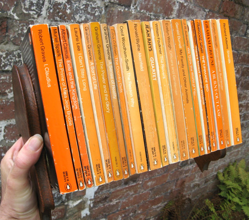 Vintage orange penguin - vintage,