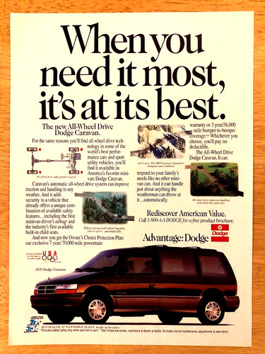 1992 dodge caravan awd - dodge, caravan—awd