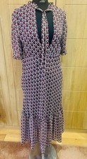 Zara digital print midi dress