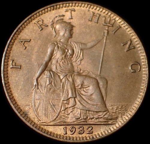 Farthing 1932 george v - uk,