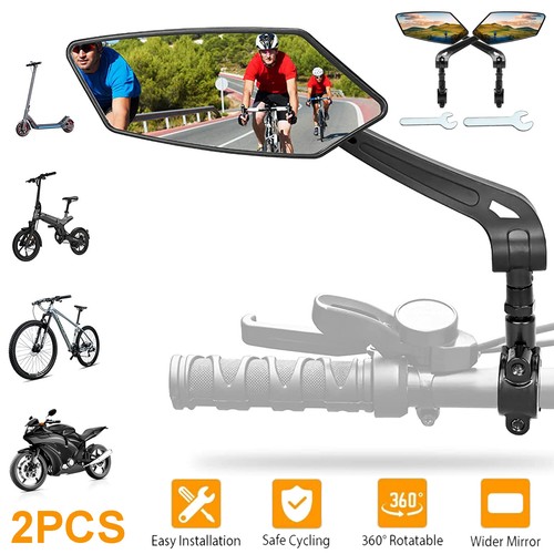 2pcs bike mirrors - 2pcs,