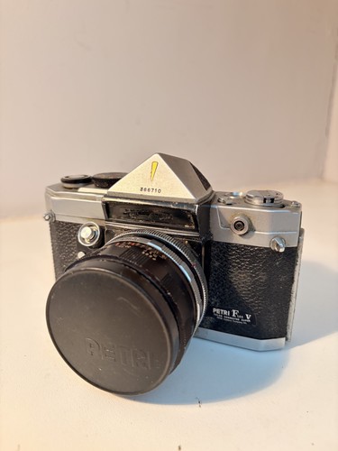 Petri flex slr camera with - flex, v