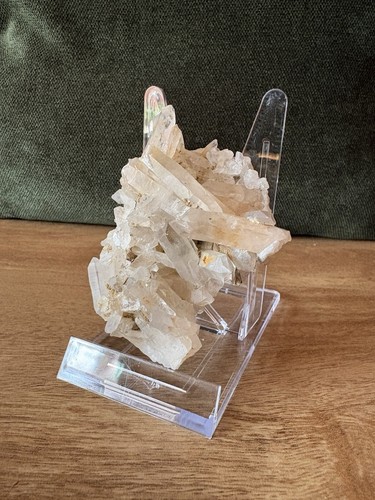 Clear quartz cluster crystal - cluster,