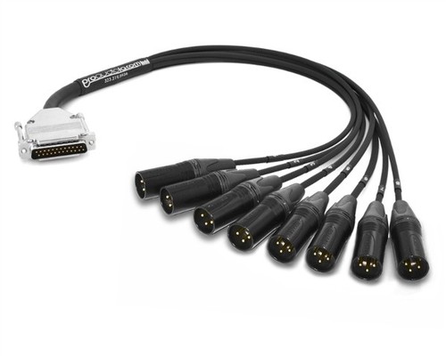 Proaudiola db25 xlr male - 8,