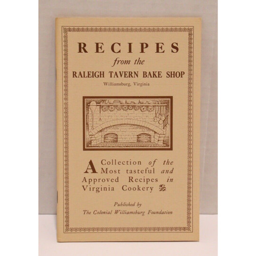 Raleigh tavern bakery booklet - bakery,