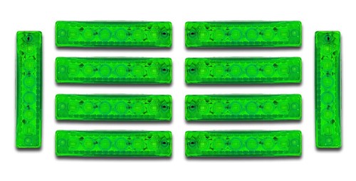 24v led green side marker - led,