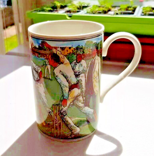 Dunoon stoneware cricket mug - ,