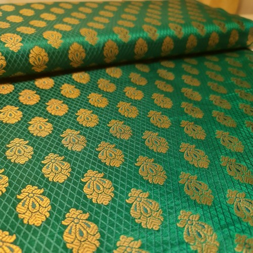 Paisley floral brocade fabric - floral,