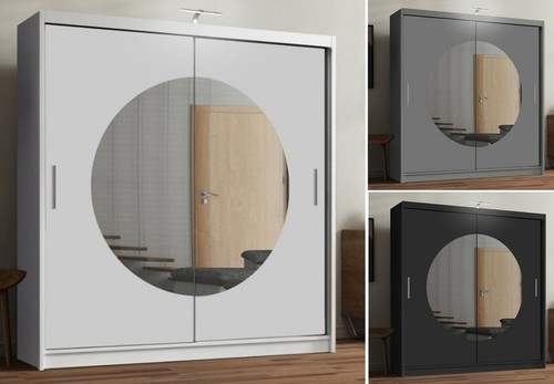 Modern bedroom mirror - mirror, sliding
