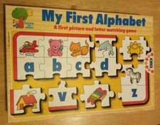 Educa first alphabet - first, wooden