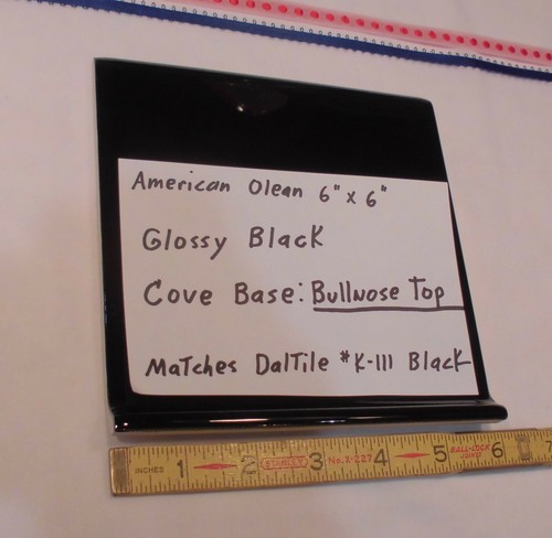 Glossy black bullnose - 1,